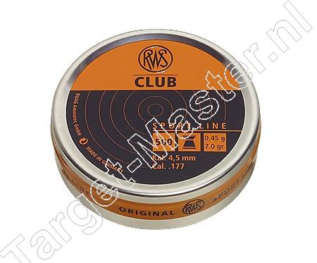 RWS Club 4.50mm Luchtdruk Kogeltjes blikje 500